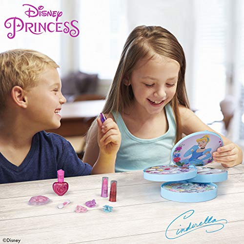 Disney - Set maquillaje infantil niñas Maletin maquillaje Princesas Disney para niños niñas Juego de maquillaje para niñas 5 años Pintauñas Niñas Manicura juguete