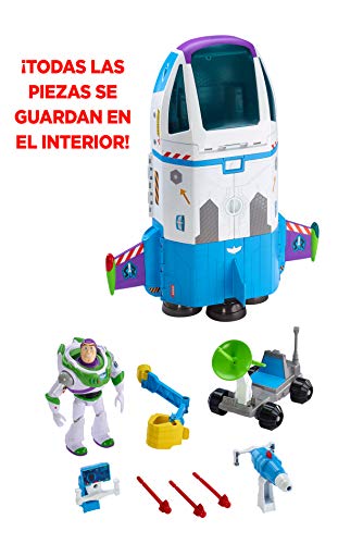 Disney Toy Story 4 Nave Espacial Buzz Lightyear, juguetes niños + 3 años (Mattel GJB37)