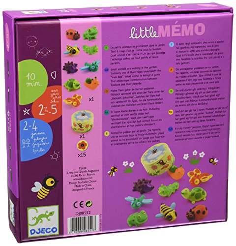 DJECO- Juegos de acción y reflejosJuegos educativosDJECOJuego Little Memo, Color surtido (DJ08552)