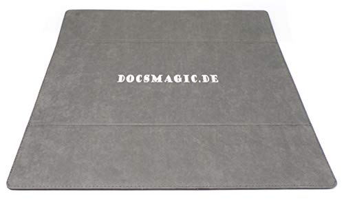 docsmagic.de Premium 2-Row Trading Card Storage Box Black + Trays & Divider - MTG PKM YGO - Tarjetas Coleccionables Caja de Almacenaje Negra
