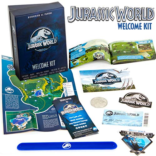 Doctor Collector Jurassic World Welcome Kit - (Entrada, Mapa, Pulsera, Guia Dinosaurios...)