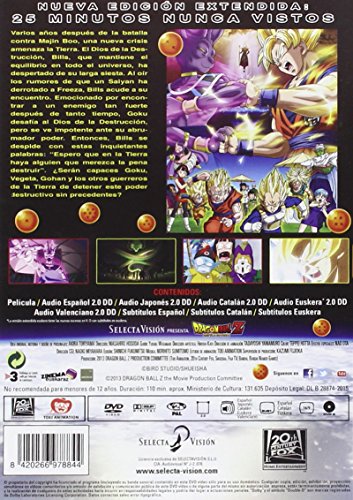 Dragon Ball Z Battle Of Gods. Edición Extendida. [DVD]