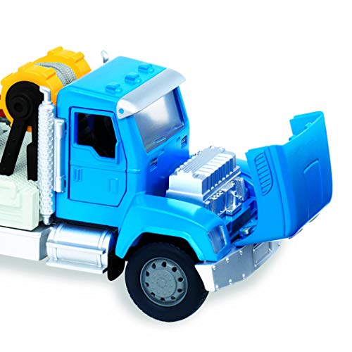 DRIVEN by Battat WH1008Z - Gancho de Remolque de Micro Juguete – Incluye Luces de Trabajo y Sonidos – Coches y Camiones para niños a Partir de 3 años, Nailon/A