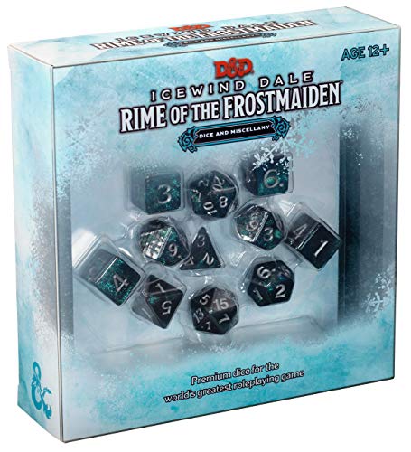Dungeons & Dragons Icewind Dale: Rime of The Frostmaiden Dice and Miscellany (D&D Accessory), C87150000