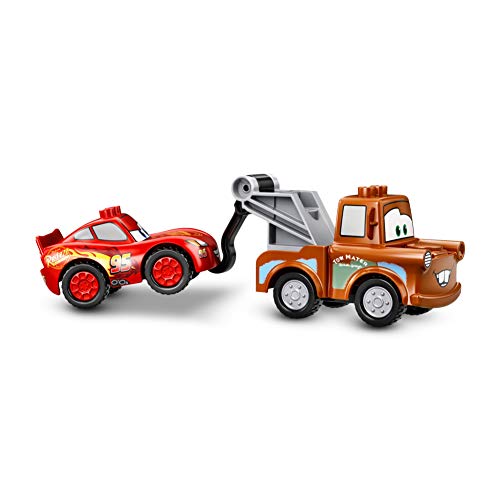 DUPLO Cars TM Cars Día de la Carrera de Rayo McQueen Coches de Juguete Disney Pixar para Niños Pequeños de 2 Años de Edad, multicolor (Lego ES 10924)