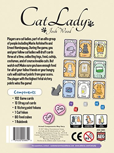 EDICIONES PRIMIGENIO- Cat Lady - Juego de Cartas, Color, Estándar (5885AEG)