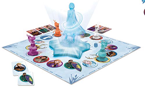 Educa Borrás-Frozen II Los Poderes de Elsa, juego de mesa con luz y sonidoy, a partir de 4 años, multicolor (18239) , color/modelo surtido
