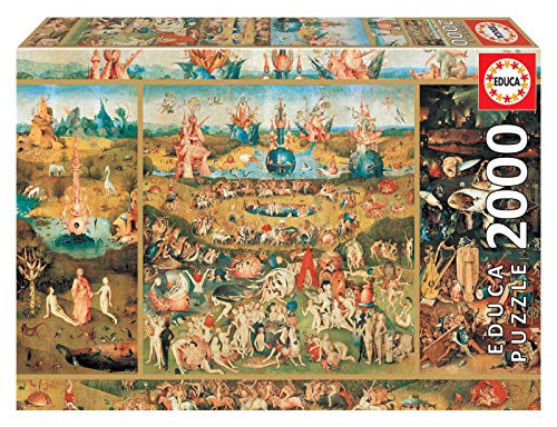 Educa-El Jardín de Las Delicias Puzzle, 2000 Piezas, Multicolor (18505)
