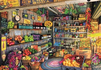 Educa- Tienda de Comestibles Puzzle, 2000 Piezas, Multicolor, 2.000 (17128)