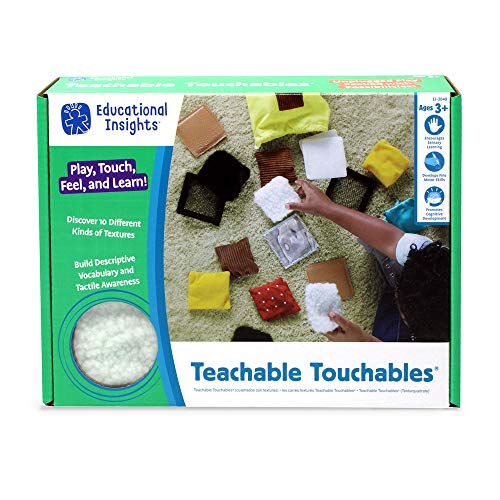 Educational Insights-Cuadrados con texturas Teachable Touchables de Learning Resources EI-3049 , color/modelo surtido