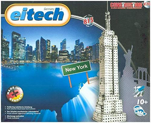 Eitech Eitech-C470 Juego de construcción, 815 Piezas (2042543), Multicolor, Nueva York-Empire State Building (C470)
