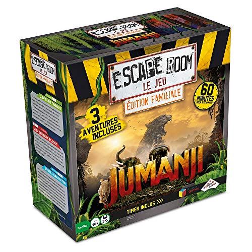 Escape Room – El juego – Edición familiar Jumanji de 3 aventuras diferentes en francés. , color/modelo surtido