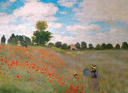 EuroGraphics "El Campo de Amapolas de Claude Monet Puzzle (1000 Piezas, Multicolor)