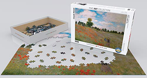 EuroGraphics "El Campo de Amapolas de Claude Monet Puzzle (1000 Piezas, Multicolor)