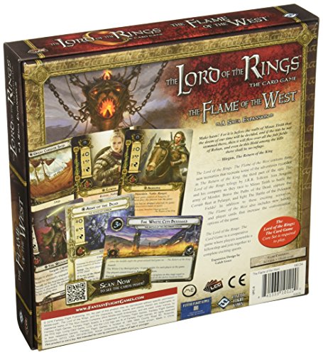 Fantasy Flight Games The Lord of The Rings: The Card Game - The Flame of The West Expansion - English