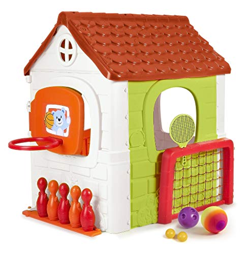 FEBER- Activity House 6in1, Casa Infantil a Partir de 3 años con Juegos incorporados (Famosa 800013048)