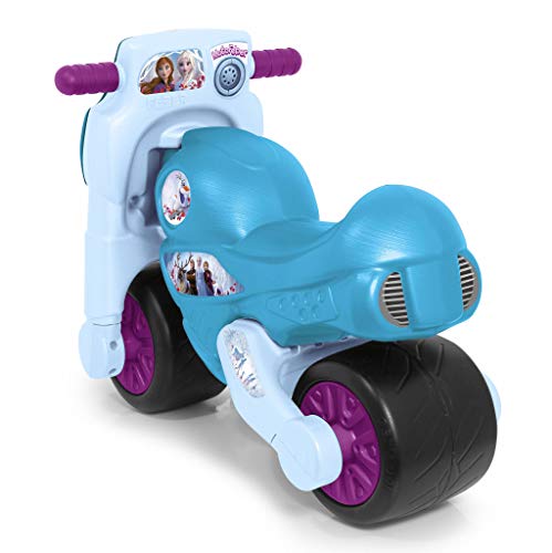 FEBER - Motofeber Frozen 2, Correpasillos moto con claxon, para niños de 18 meses a 3 años (Famosa 800012201)