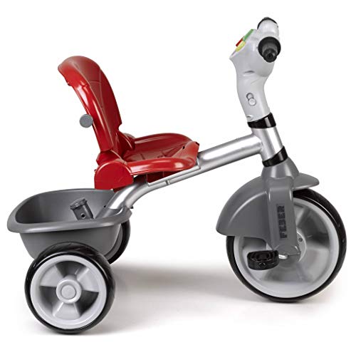 FEBER- Triciclo evolutivo Baby Plus Music Prime (Famosa 800012146), Multicolor