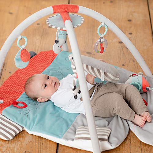Fehn 059014 Loopy & Lotta - Manta de actividad 3D para bebés y niños pequeños a partir de 0 meses - Dimensiones: 85 x 110 cm