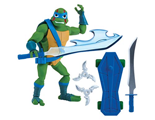 Figura de Teenage Mutant Ninja Turtles TUAB0300 Leo the Cool Guy the Rise of Basic Action , Modelos/colores Surtidos, 1 Unidad