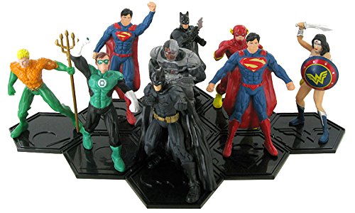 Figuras de la liga de la justicia – Figura Superman fuerza - 9 cm - DC comics - Justice league - liga de la justicia (Comansi Y99193)