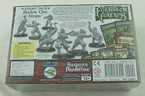 Flying Frog Shadow Clan Ninja – Deluxe Enemy Pack - Shadows of Brimstone Exp