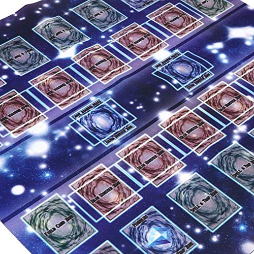 FunAloe Yu-gi-oh - Alfombrilla de juego de cartas, 60 x 60 cm, diseño de galaxia