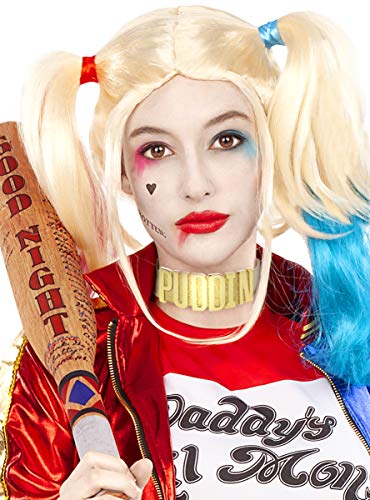 Funidelia | Collar de Harley Quinn Puddin - Suicide Squad Oficial para Mujer ▶ Superhéroes, DC Comics, Suicide Squad, Villanos, Accesorio para Disfraz