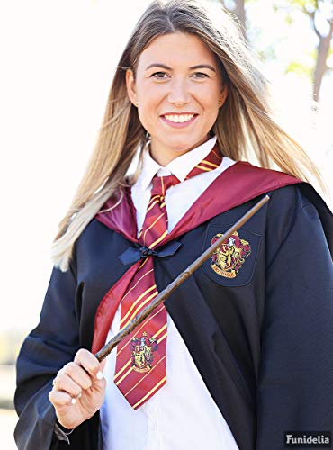 Funidelia | Corbata Harry Potter Gryffindor Oficial para Hombre y Mujer ▶ Hogwarts, Magos, Películas & Series, Accesorio para Disfraz