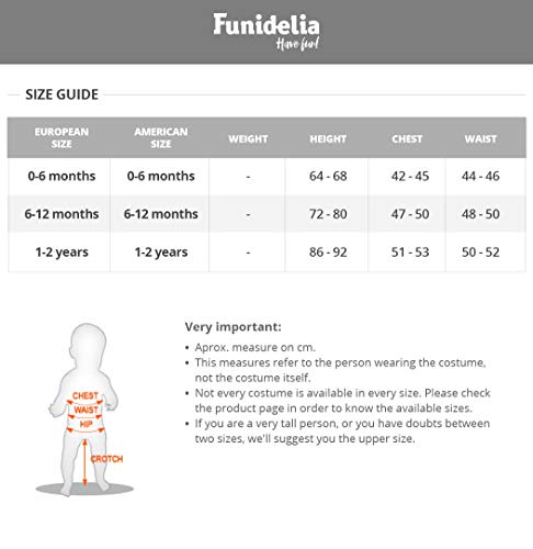Funidelia | Disfraz de Cangrejo para bebé Talla 6-12 Meses ▶ Animales - Multicolor