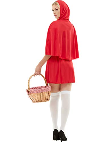 Funidelia | Disfraz de Caperucita roja para Mujer Talla XS ▶ Caperucita, Lobo Feroz, Cuentos - Rojo