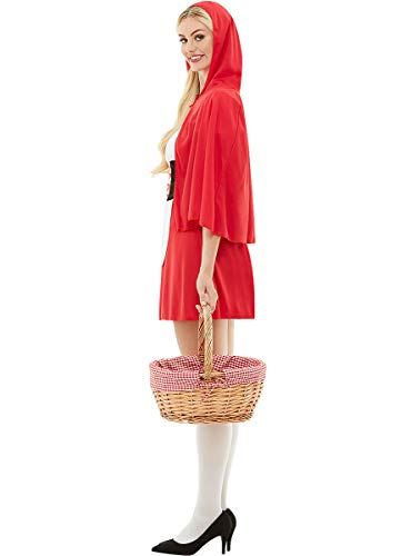 Funidelia | Disfraz de Caperucita roja para Mujer Talla XS ▶ Caperucita, Lobo Feroz, Cuentos - Rojo
