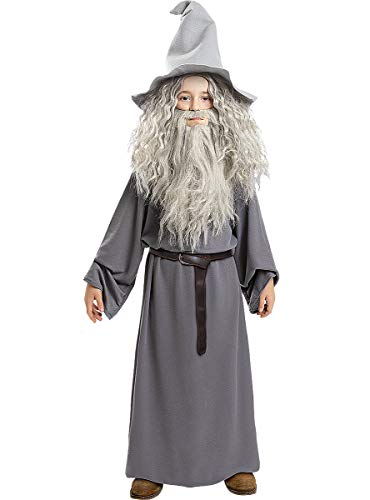 Funidelia | Disfraz de Gandalf - El Señor de los Anillos Oficial para niño Talla 10-12 años ▶ El Señor de los Anillos, Películas & Series, El Hobbit, Magos - Multicolor
