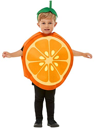 Funidelia | Disfraz de Naranja para niño y niña Talla 7-12 años ▶ Fruta, Comida - Naranja