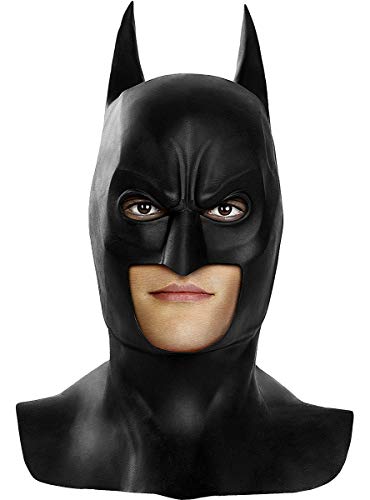 Funidelia | Máscara Batman de látex - El Caballero Oscuro Oficial para Hombre ▶ Caballero Oscuro, Superhéroes, DC Comics, Hombre Murciélago - Multicolor, Accesorio para Disfraz