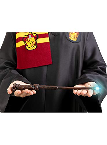Funidelia | Varita de Harry Potter con luz Oficial para Hombre y Mujer ▶ Películas & Series, Magos, Gryffindor, Hogwarts, Accesorio para Disfraz