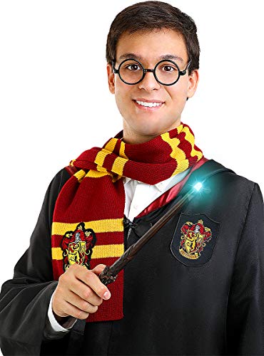 Funidelia | Varita de Harry Potter con luz Oficial para Hombre y Mujer ▶ Películas & Series, Magos, Gryffindor, Hogwarts, Accesorio para Disfraz