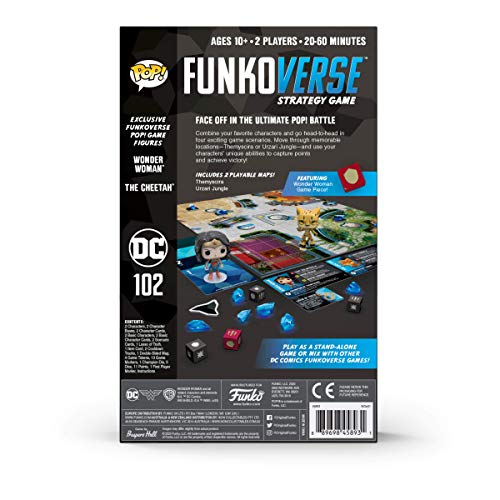 Funko 45893 Pop Funkoverse: DC 102-Expandalone Juego de Mesa de Estrategia, Multicolor