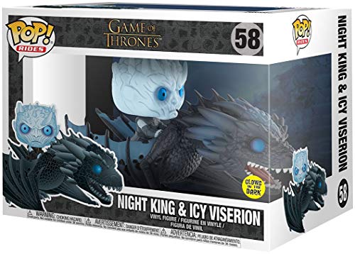 Funko Pop!-28671 Night King & Icy Viserion Rides: Game of Thrones: Viserion & Night King, Multicolor, Talla Única
