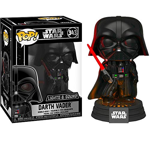 Funko - Pop! Bobble: Star Wars - Darth Vader Electronic Figura Coleccionable, Multicolor (35519)