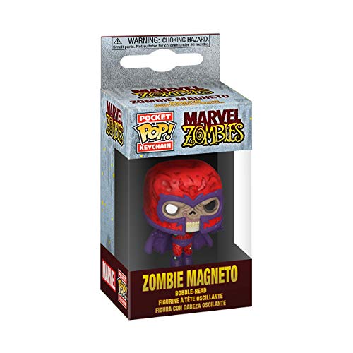 Funko- Pop Keychain: Marvel Zombies-Magneto Figura Coleccionable, Multicolor (49130)