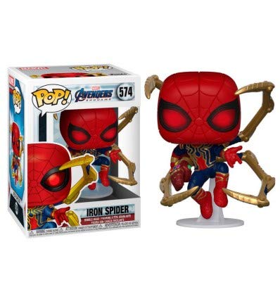 Funko- Pop Marvel: Endgame-Iron Spider w/NanoGauntlet Figura Coleccionable, Multicolor, Talla Única (45138)