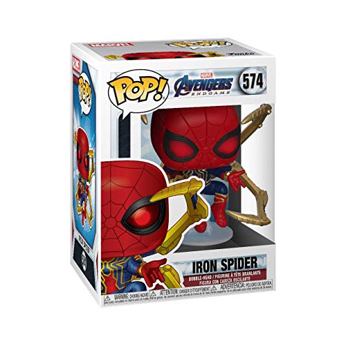Funko- Pop Marvel: Endgame-Iron Spider w/NanoGauntlet Figura Coleccionable, Multicolor, Talla Única (45138)