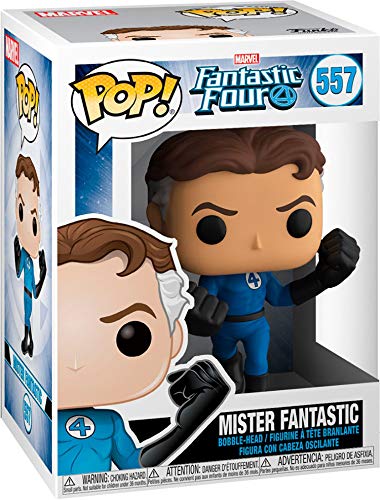 Funko - Pop! Marvel: Fantastic Four - Mister Fantastic Figura Coleccionable, Multicolour (44985)