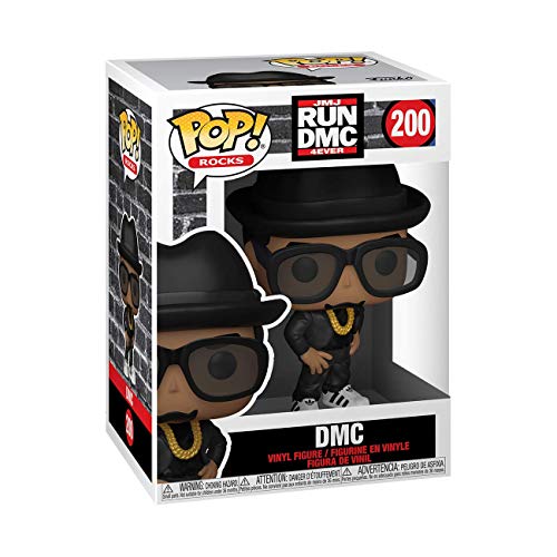 Funko- Pop Rocks: Run DMC Figura Coleccionable, Multicolor (47167)