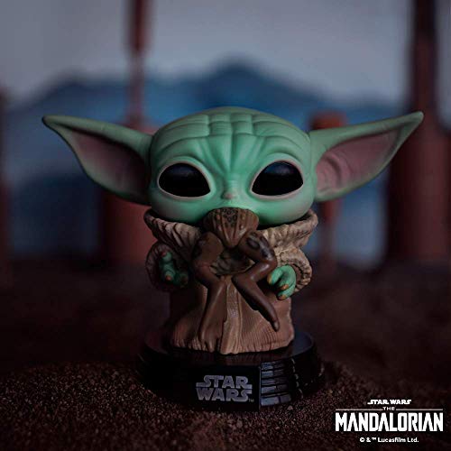 Funko- Pop Star Wars:The Mandalorian-The Child w/Frog Figura Coleccionable, Multicolor (49932)