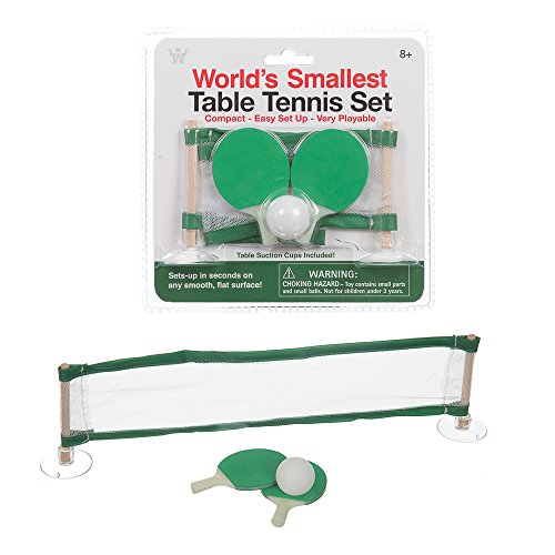 Funtime PL7810 World'S Smallest - Tenis de Mesa, Color Verde