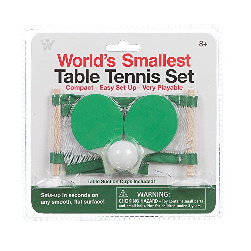Funtime PL7810 World'S Smallest - Tenis de Mesa, Color Verde