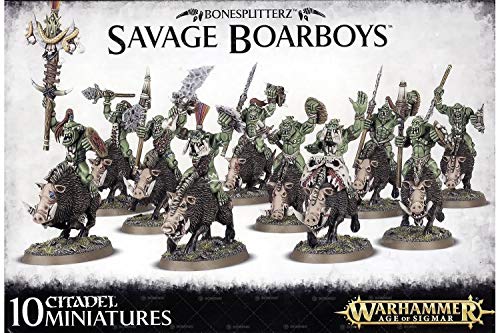 Games Workshop Warhammer Age of Sigmar Savage Boarboys Miniatures