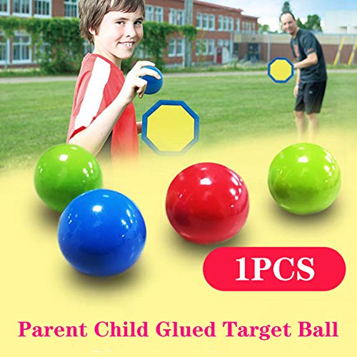 GASF Sticky Wall Balls, BallsBolas de Objetivo pegajosas Fluorescentes,Bolas de Pared para aliviar el estrés,Juguete de descompresión para Adultos niños (4 Piezas)